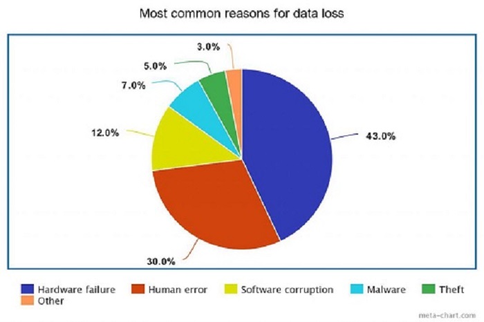 Causes of Data Loss statistics