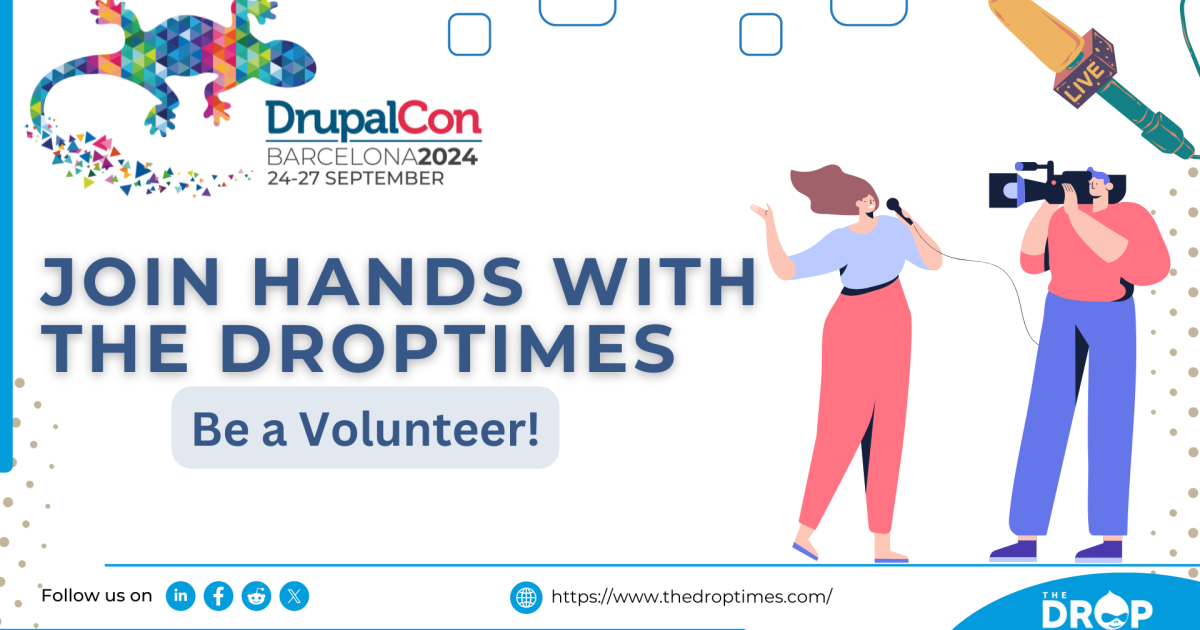 Join Hands with The DropTimes for DrupalCon Barcelona 2024