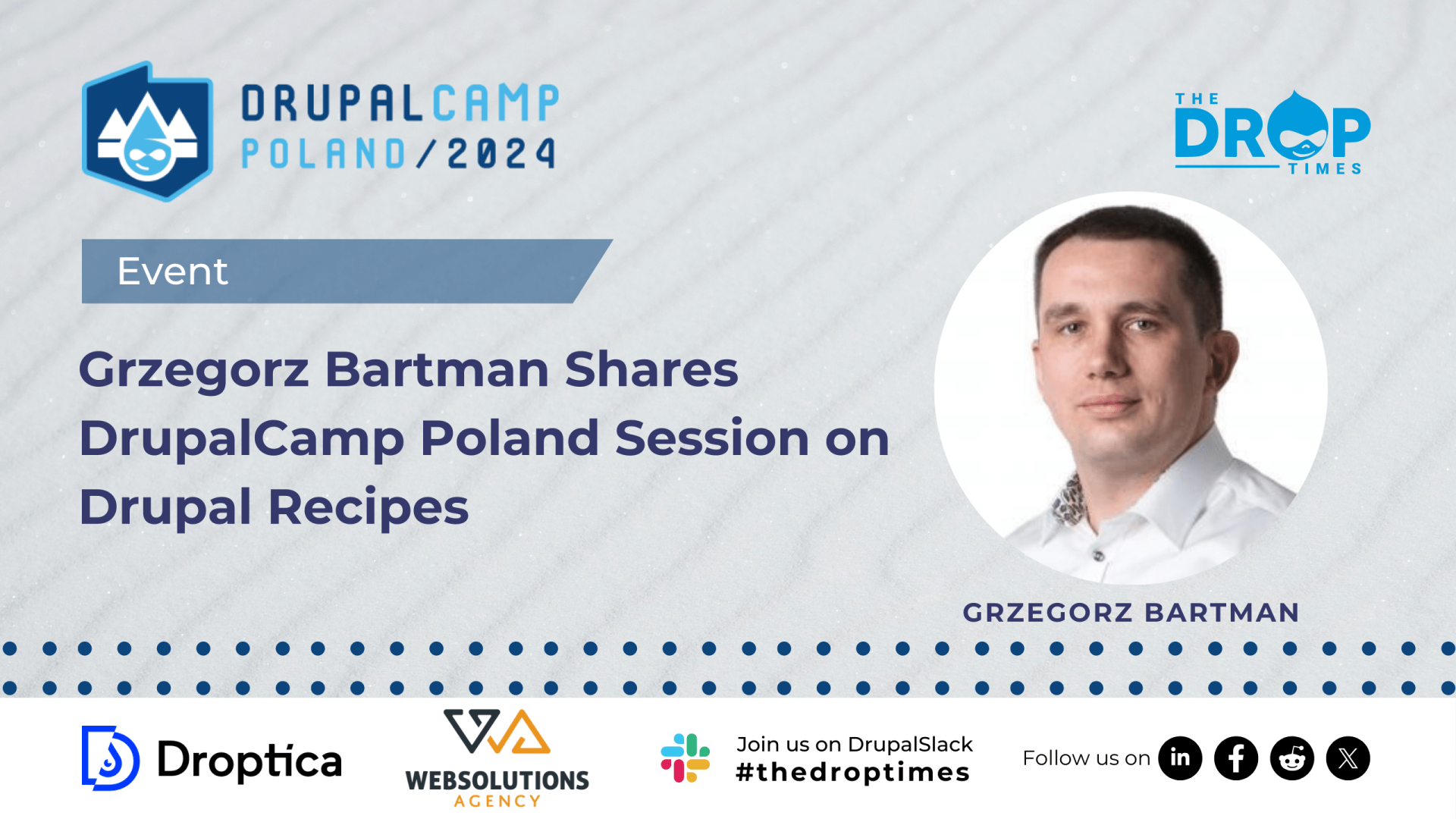 Grzegorz Bartman Shares DrupalCamp Poland Session on Drupal Recipes