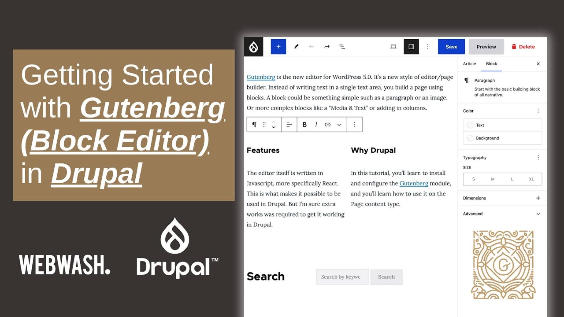 "Getting Started with Gutenberg (Block Editor) in Drupal"