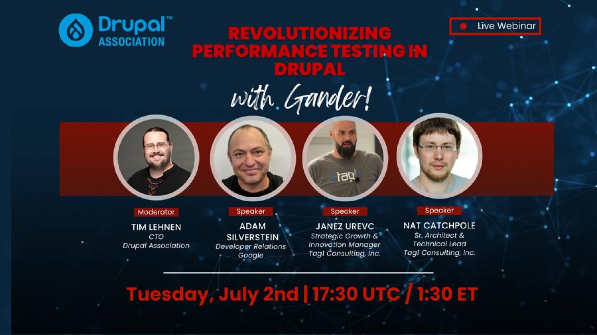 Revolutionizing performance testing in Drupal with Gander