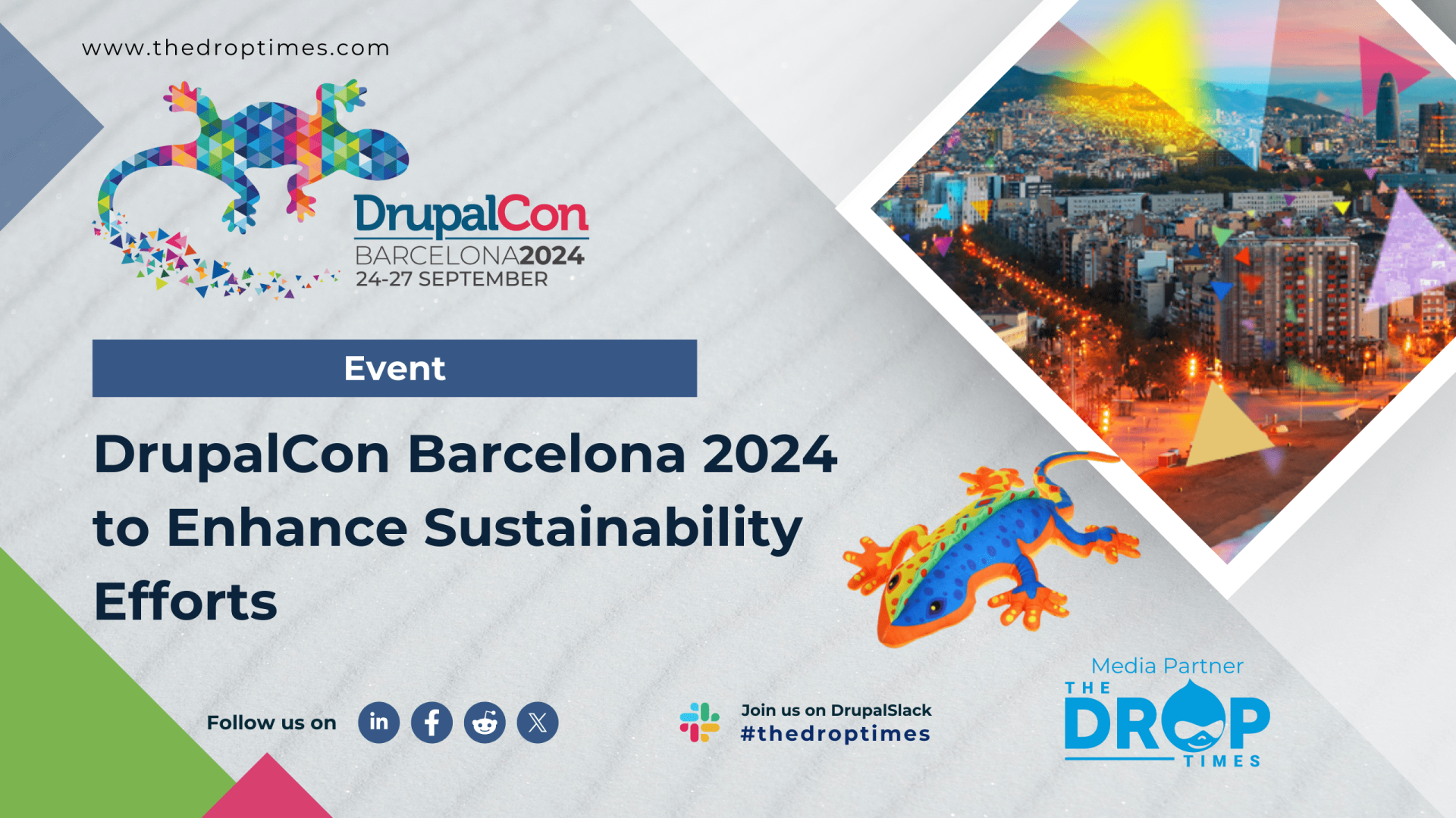 DrupalCon Barcelona 2024 to Enhance Sustainability Efforts
