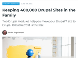Keeping 400,000 Drupal Sites in the Family