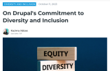 On Drupal's Commitment to Diversity and Inclusion