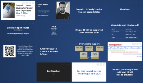 Drupal 11 deep dive: watch the recording, present your own (free slides!)